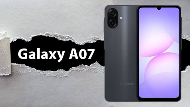گلکسی A07؛ ارزان‌ترین گوشی سامسونگ