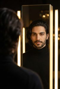 پرامپت عکس آینه ای